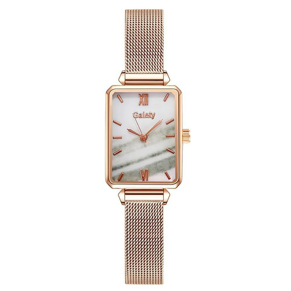 Ladies Quartz Bracelet Watch Anchor Multilayer Stainless Steel Elegance Mesh Quartz Watch Set