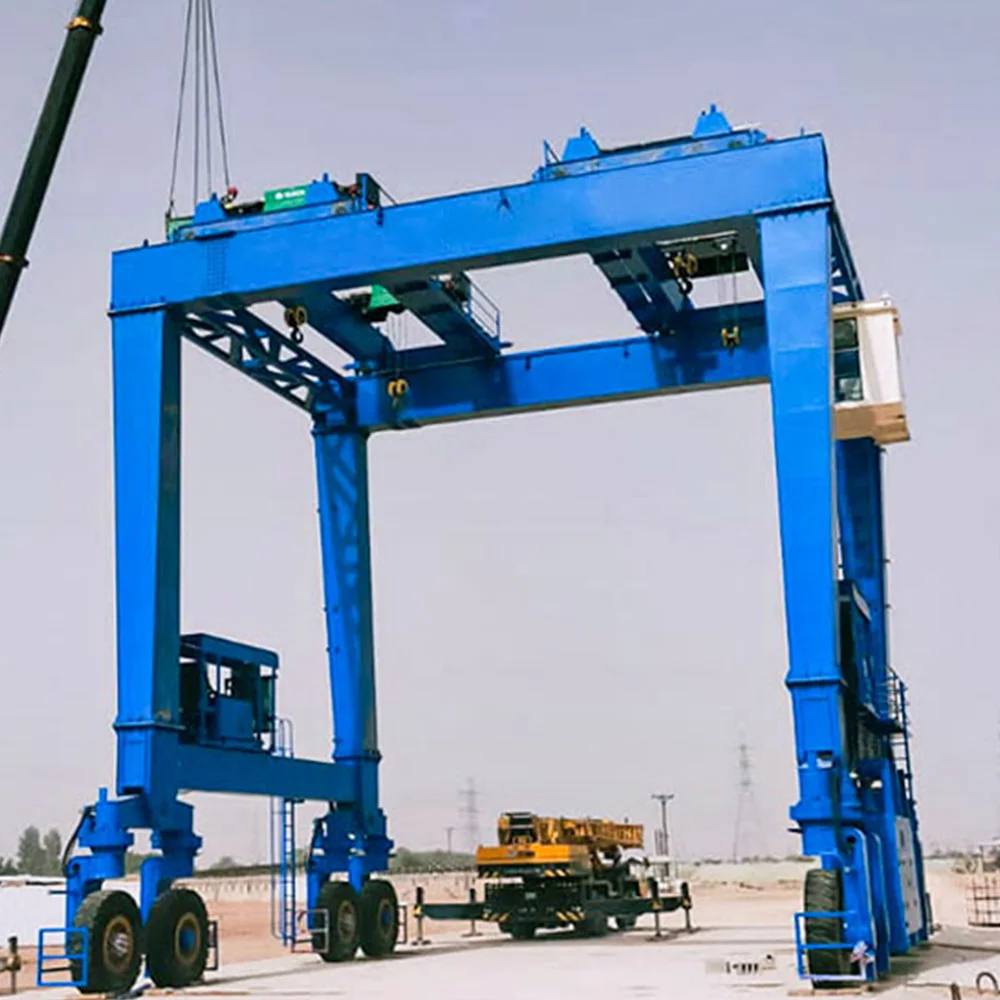 Customized 45 ton mobile container gantry crane port cranes price