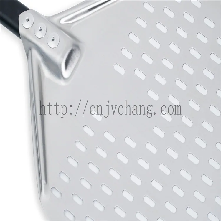 Hot Sale Perforated Metal Aluminum Pizza Peel 150cm Long Handle Pizza Paddle Spatula Oven Baking Tools