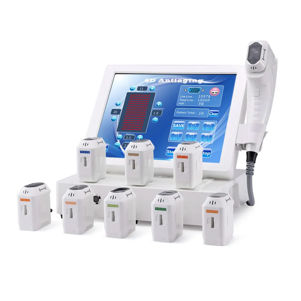 4D HIFU anti Wrinkles focused ultrasound face lifting smas hifu machine