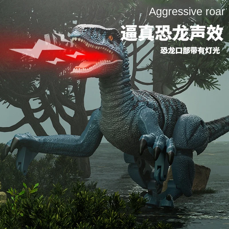 Cross-border 2.4G Mini Remote Control Dinosaur Boy Five-way Simulation Light Sound Tyrannosaurus Model Dinosaur Toy