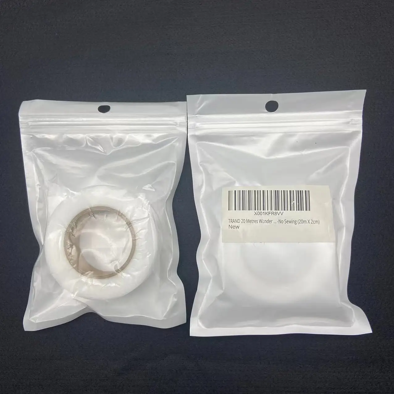 Hot Sale 1cm 1.2cm 1.5cm 2cm 3cm Iron-on Hemming Tapes Fusible Bonding Garment Accessories Black/White hemming web tape