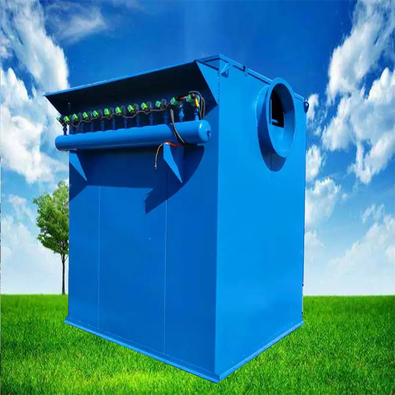 Mixing station cement bag dust collector PPC128-2 * 8 air box pulse dust collector air box bag dust collector