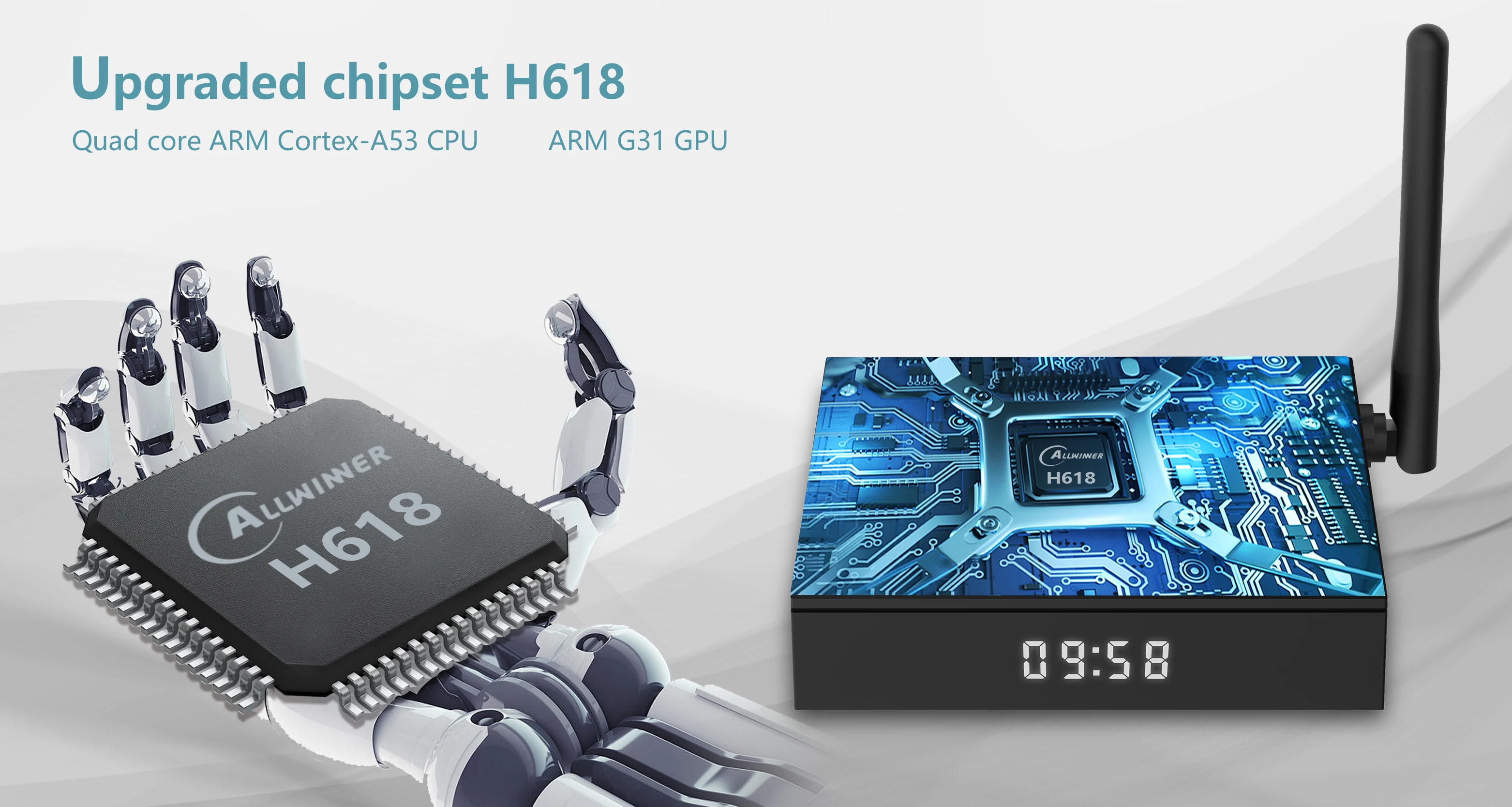 QUNSHI TECH 2023 new Android 12.0 TX6 4K HD Smart TV Box 4GB 32GB Media Player Wifi 2.4G 5G Hz Android 12 Set top Box TANIX TX68