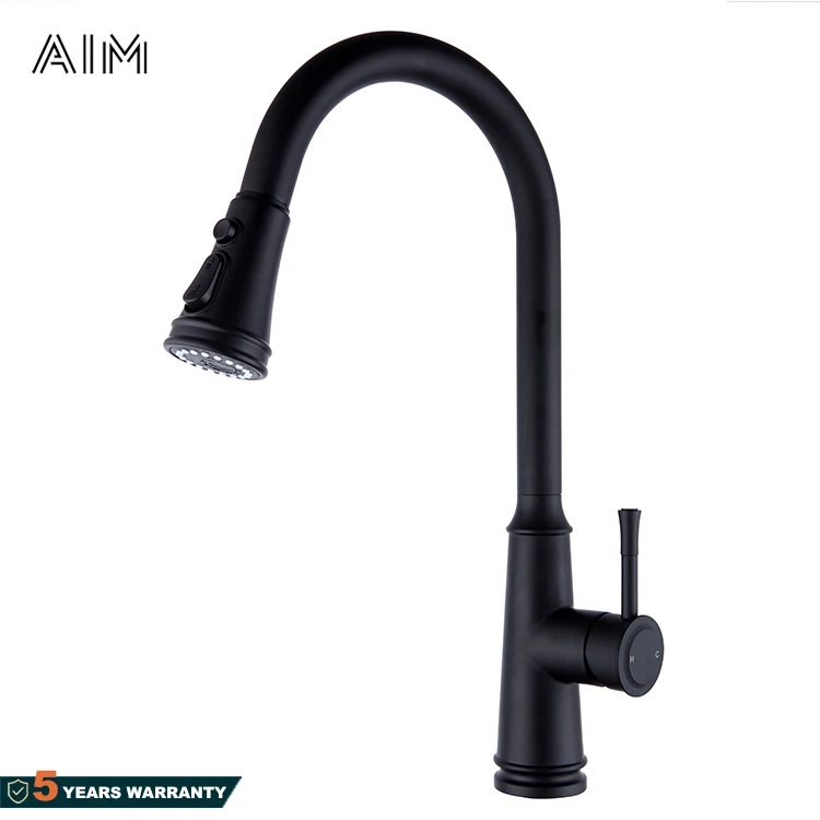 Magnetic Docking Spray Head 2 Function Pull Down Kitchen Tap Single-Handle Pull Out Faucets for Kitchen Sinks