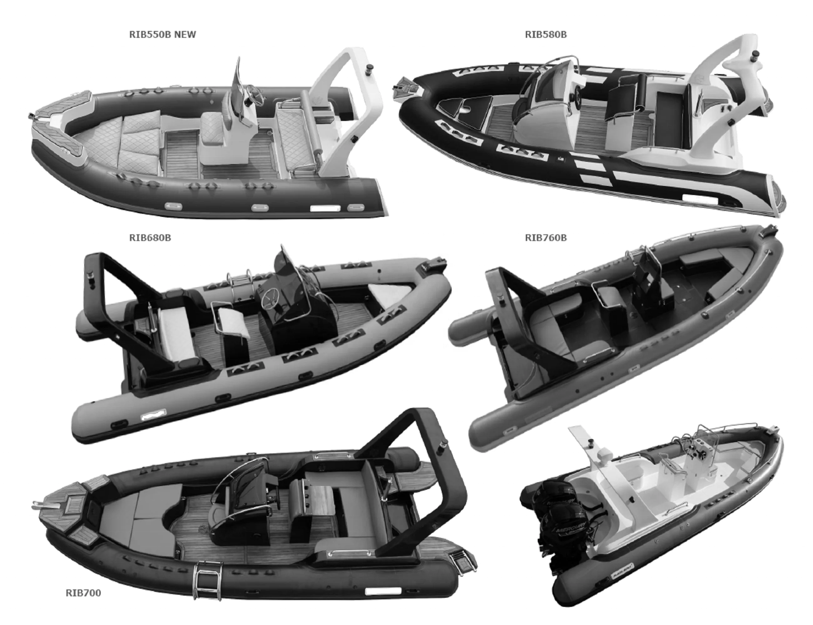New High Quality 4.8m CE RIB Boat Dinghy Inflatable Boat China Factory Wholesale Cheap Inflatable RIB for Fun Leisure Activity
