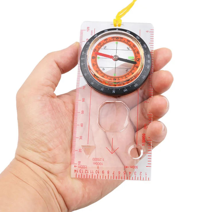 Compass Map Ruler Outdoor Camping Map Ruler Outdoor Map Compass