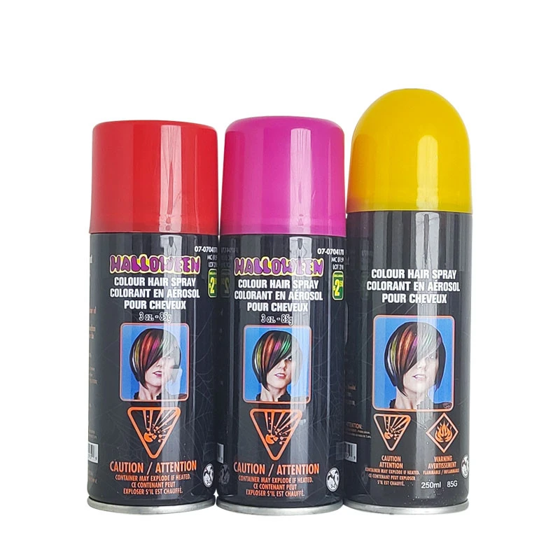 China Factory Wholesale Professional Hair Color Spray 120ml Temporary Color Hair Dye Spray for Halloween