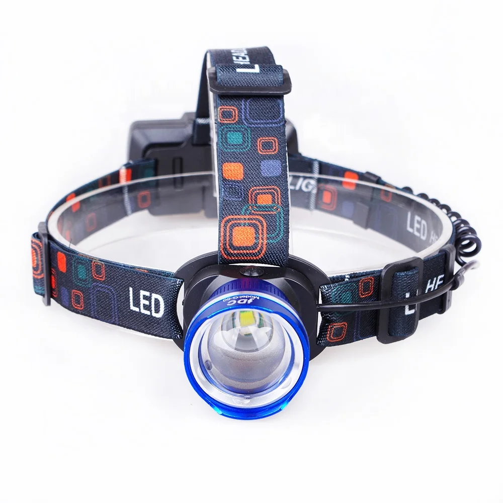 
Rechargeable LED Headlamp Flashlight Small Bicycle Running Zoom Head Torch 