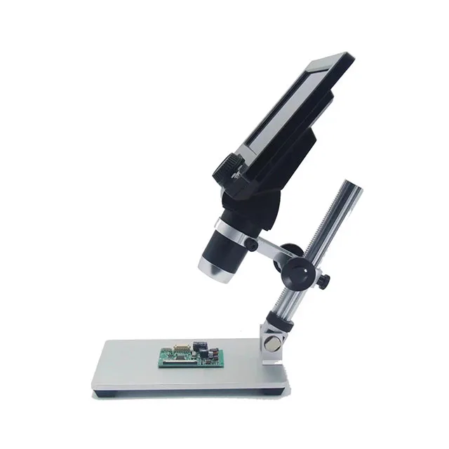 7 inch HD LCD display usb digital microscope magnifier with alloy stand for phone repair