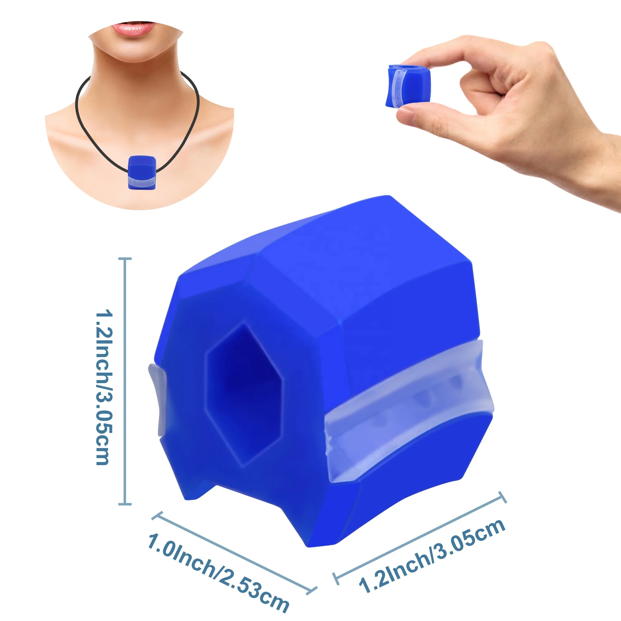 Real Multi Color Jaw Exerciser Beauty Neck and Facial Shaper Training Chin Slimming Jaw Workout Jawline Exerciser Ball 30 Pcs