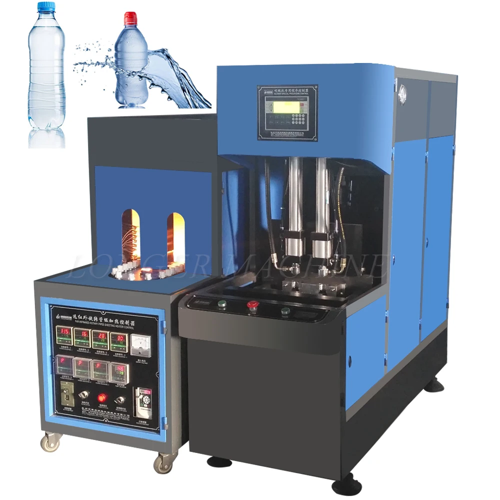 
Manual pet blowing machine/blow moulding machine including blower and oven,500ML is 700-1000pcs/hr plastic bottle blower. 