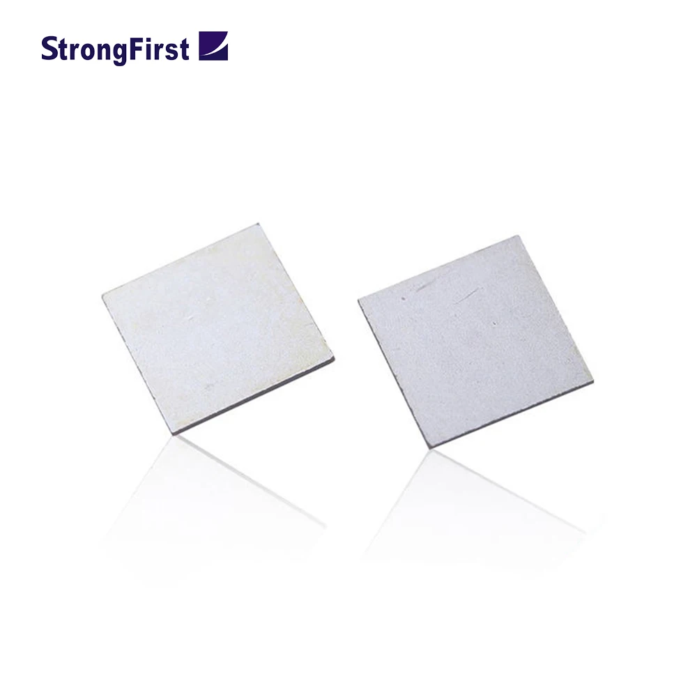 StrongFirst  Good Capacitance Stability Square Custom Piezo Plate 300khz Pzt Ceramic Transducer