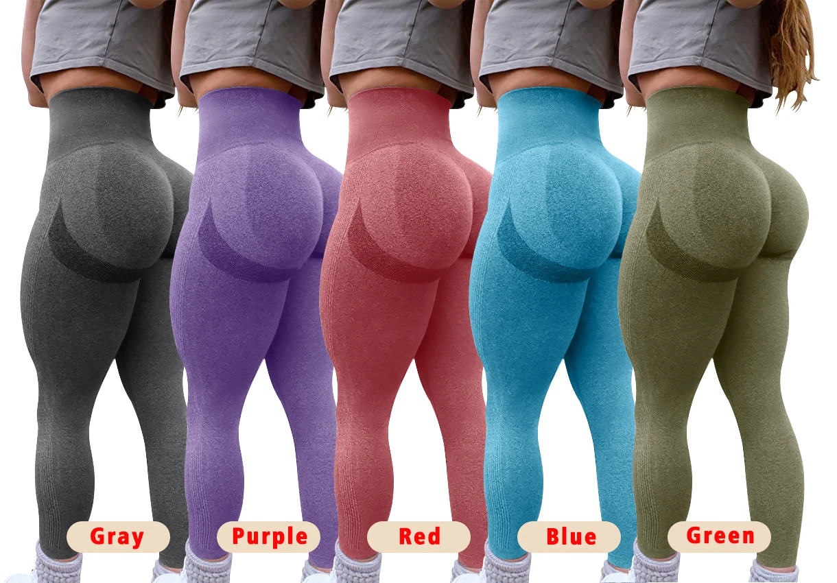 United States Free shipping spot wholesale 5 color high quality ladies sports fitness training yoga leggings