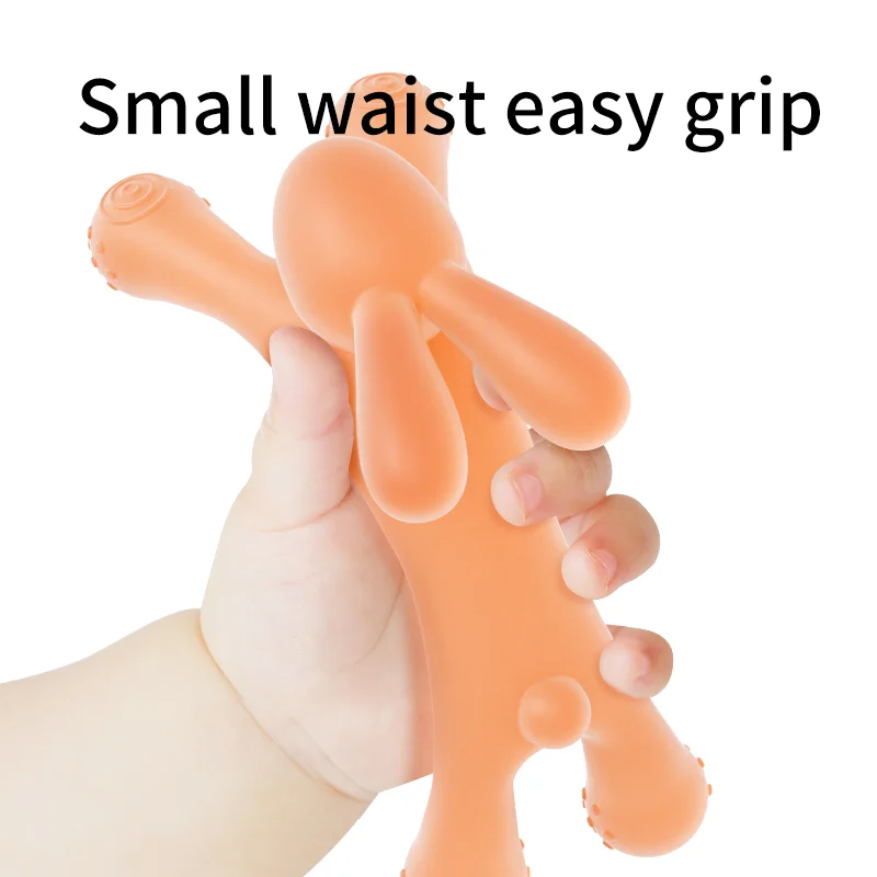 Wholesale Safe Silicone Cat-Shaped Teether Anti-Bacterial & BPA-Free for Infants & Toddlers-Ideal Baby Teething Toy