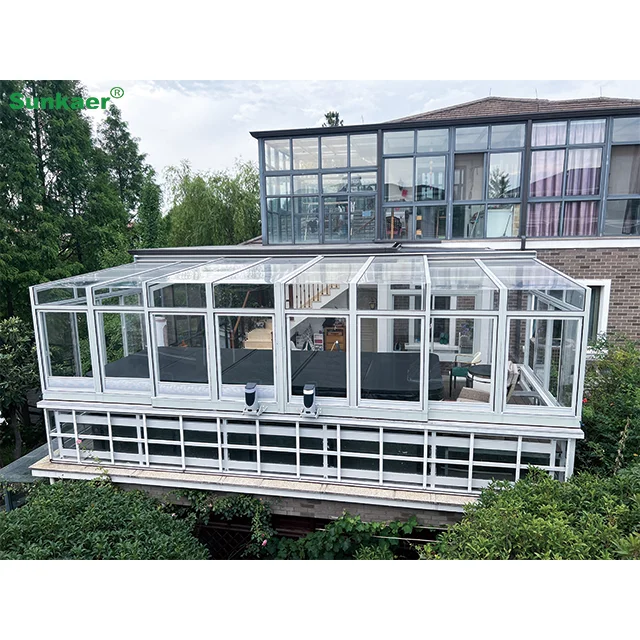 New design 10 years guarantee lowes patio covers plastic terrace cover outdoor sunroom polycarbonate
