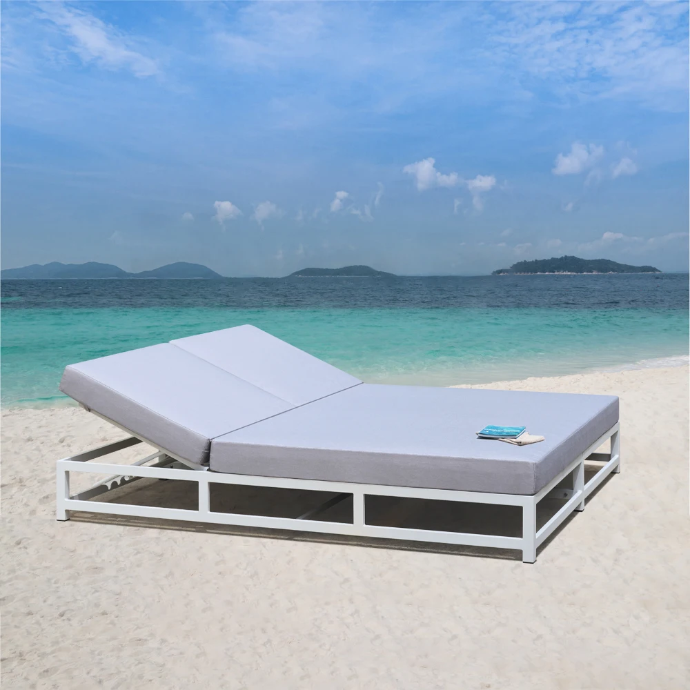 KT Aluminum outdoor Daybed outdoor sun lounge bed