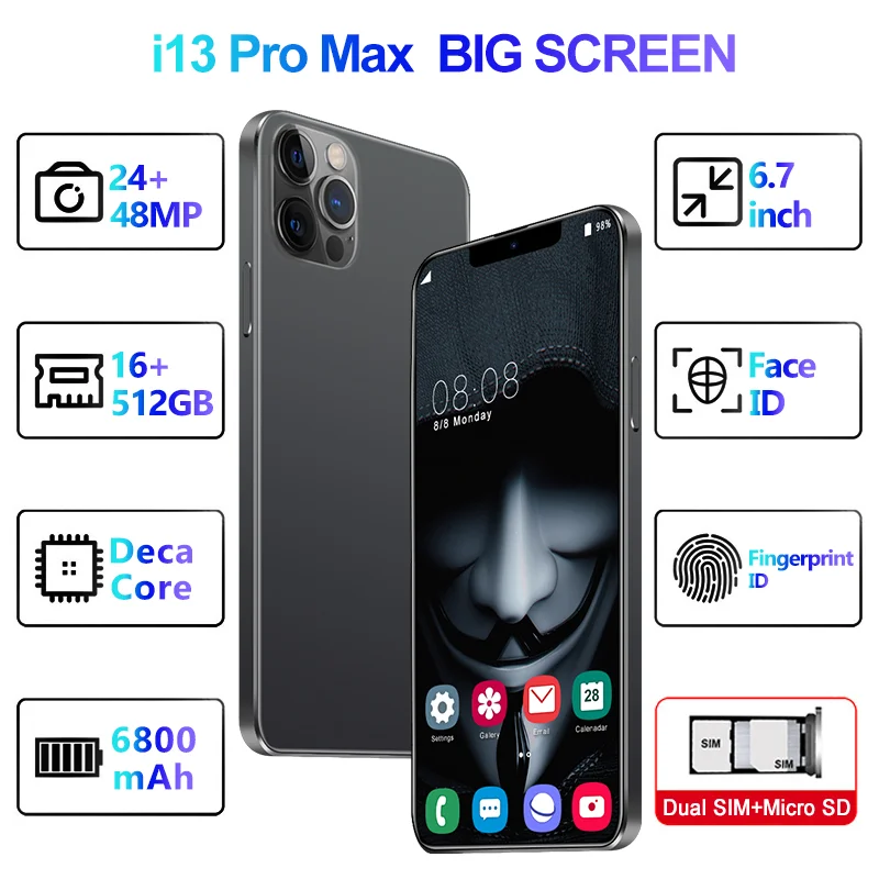 High Quality hdc clone for i phone 13 pro max original phone unlocked