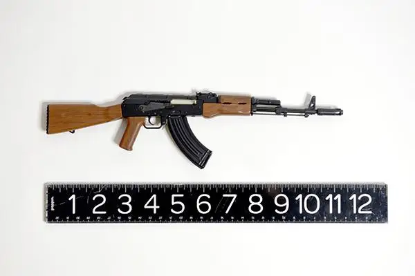 Mini AK47 Rifle Removable Metal Diecast Alloy Model Gun Toys Sets