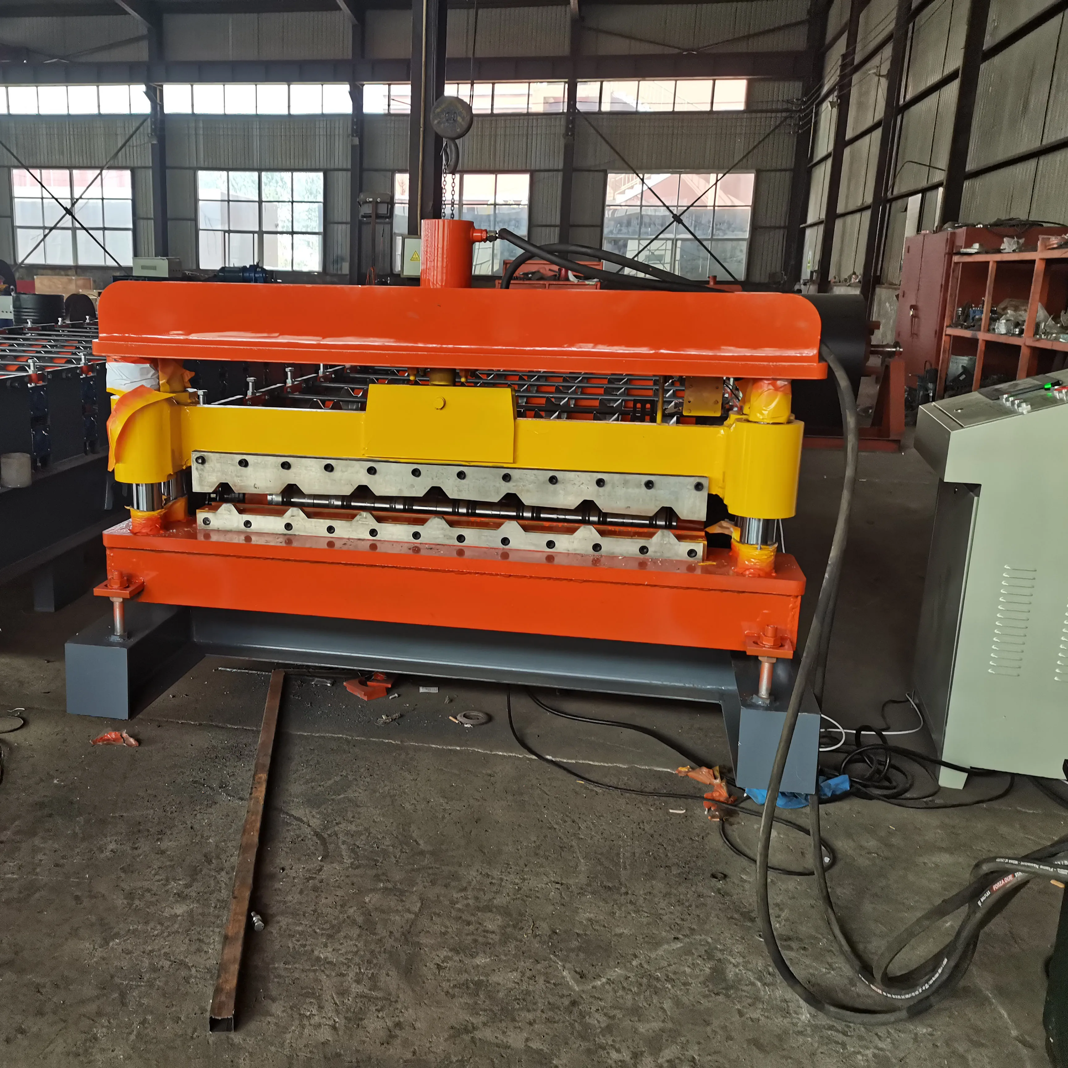Professional Factory Hot Sale Corrugated Metal roofing Iron Color Coated Galvalume Steel sheet  Machinery