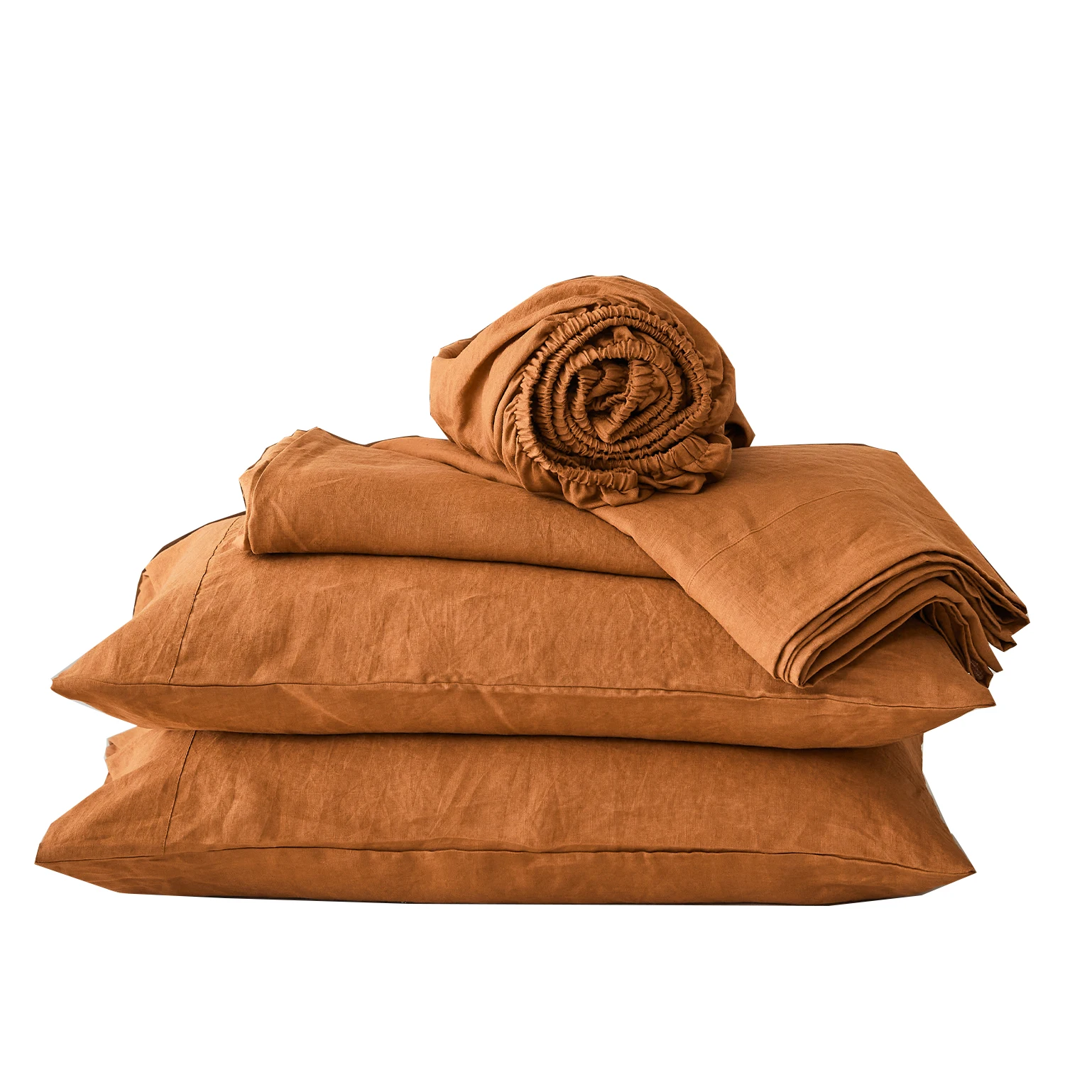 French Linen Wholesale 100% Flax Bedding Luxury 5 Star Hotel Linen Bed Sheet Sets