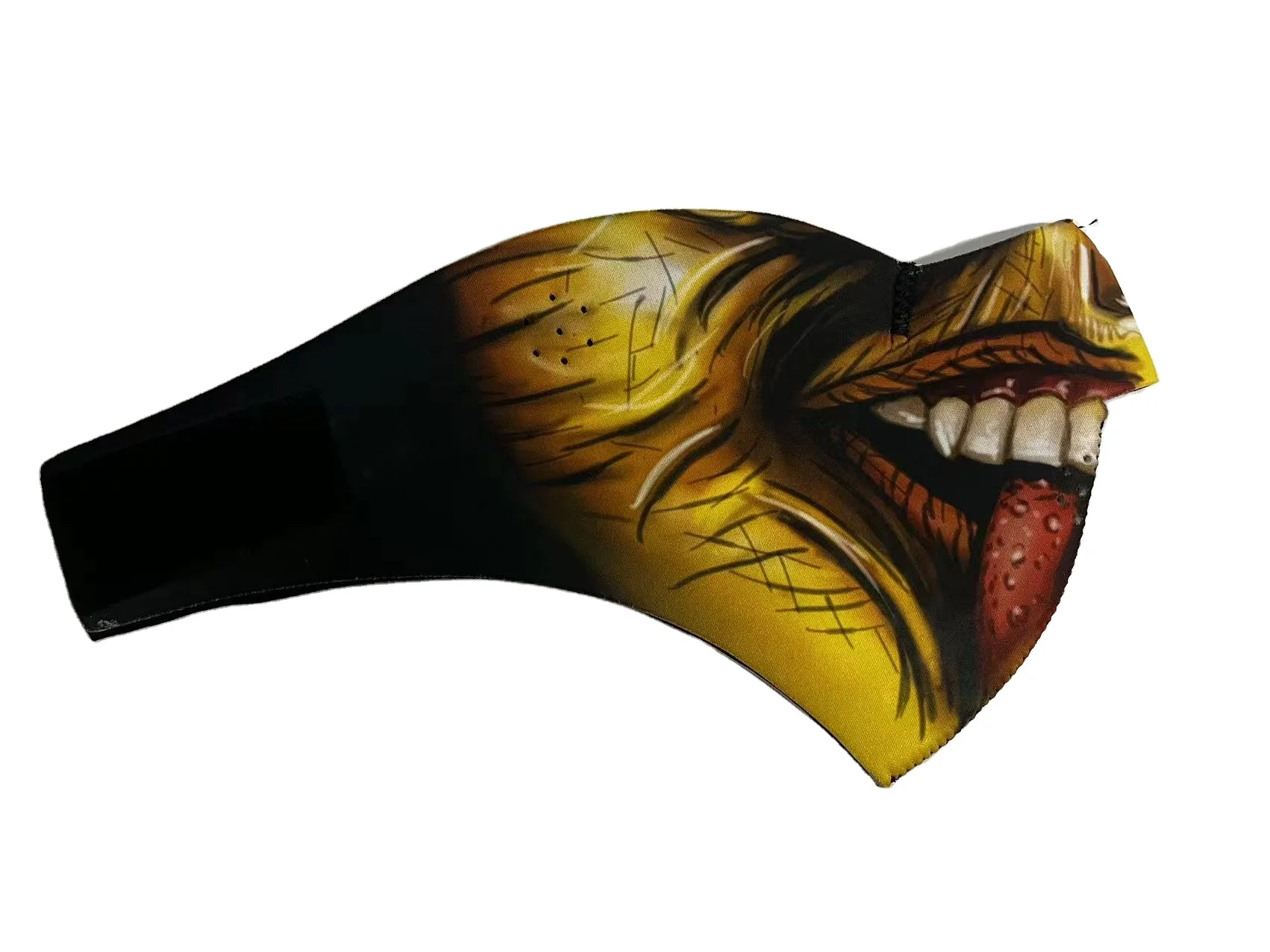 New Fashionable Factory Customized Patterns And Logo Neoprene Waterproof Cycling Ski  Bike Half Face Mask Bicycle Mouth Cover