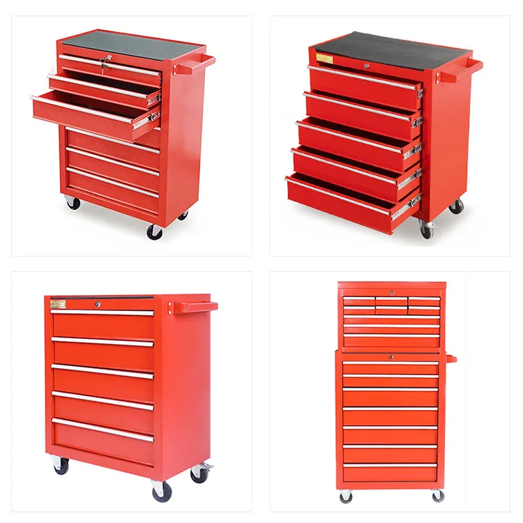Garage Series Storage Combination Snap On Metal Tool Box Set Cart Trolley Mechanic Professional Cabinet Workbench