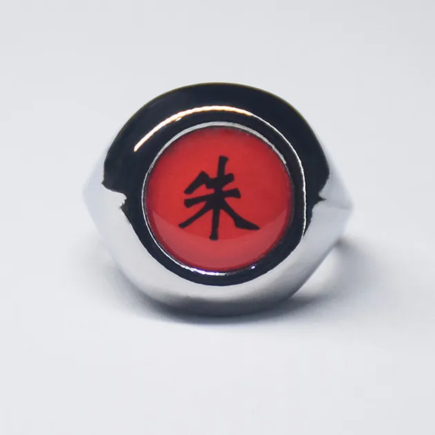 Japanese anime silver gold color Kakashi Cosplay rings cartoon jewelry Akatsuki ring