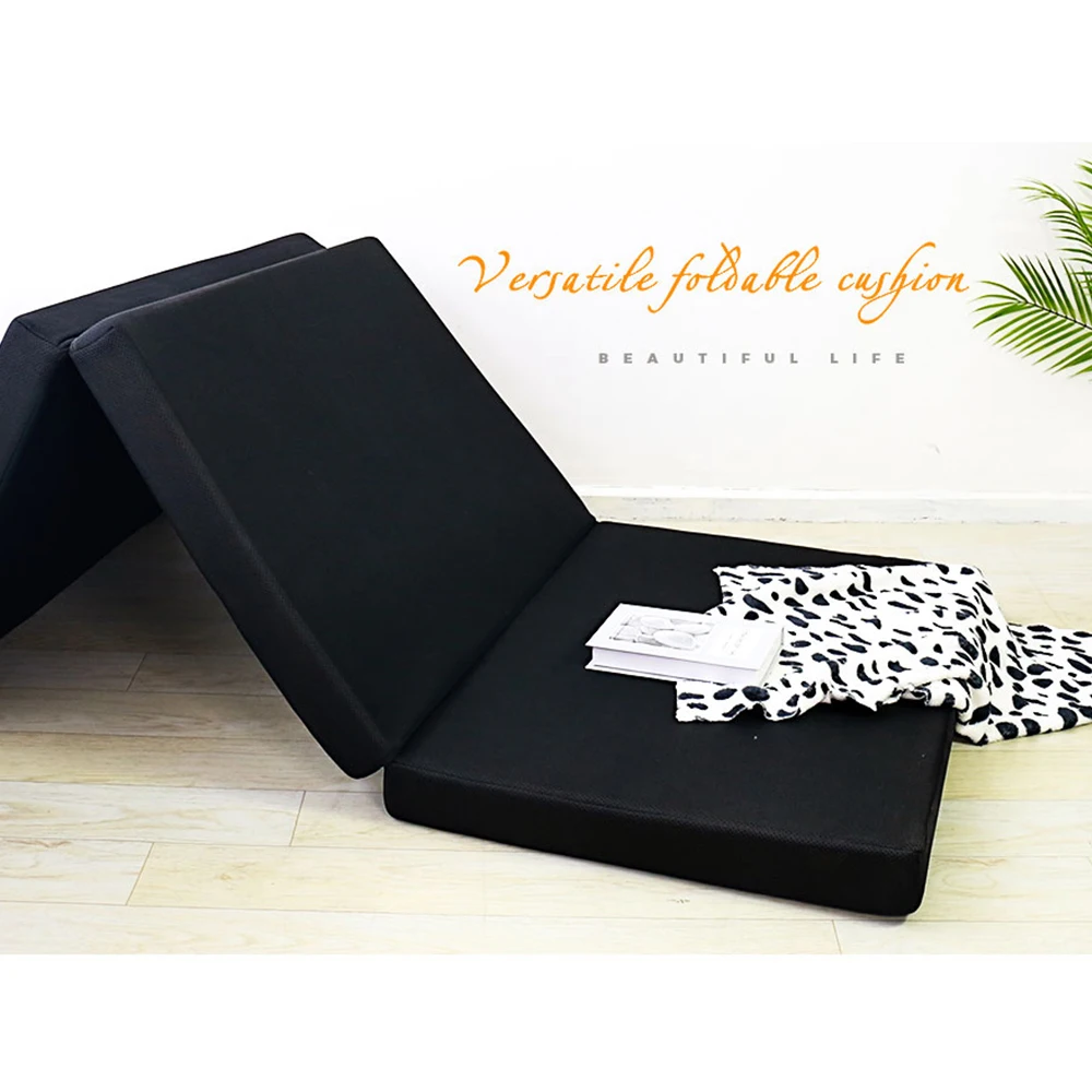 Wholesale Pad Home Cushion Thick Folding Seat Cushion Futon Portable 100% Polyester Adults Plain
