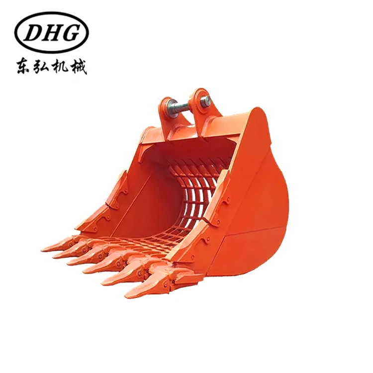 Hot Sale customized Doosan Cat Kubota excavator skeleton bucket screen bucket