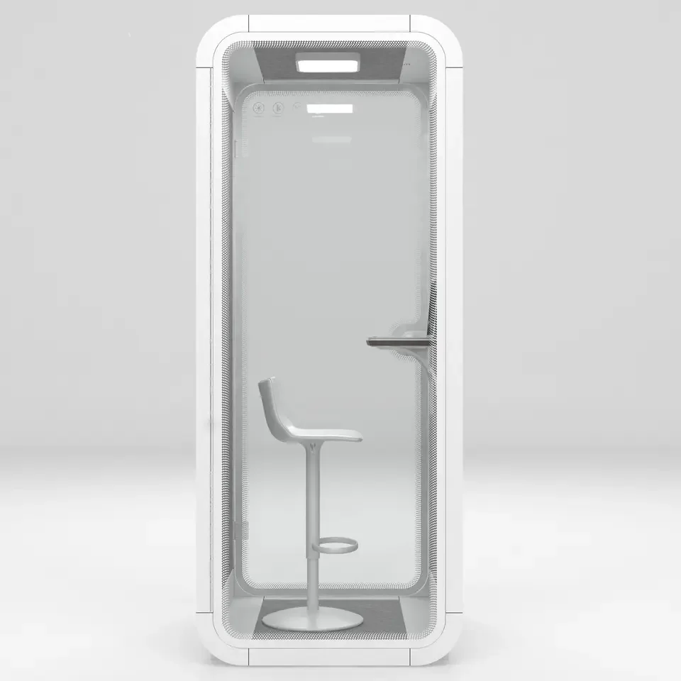 Company Using One Person Silence Phone Pod Modular Soundproof Telephone Acoustic Booth