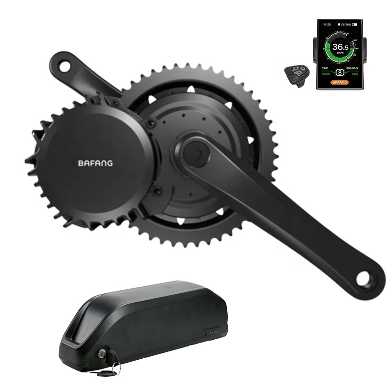 China factory BBS01B BB202B 250W-750W bafang motor kit with downtube 13Ah battery ebike conversion kit