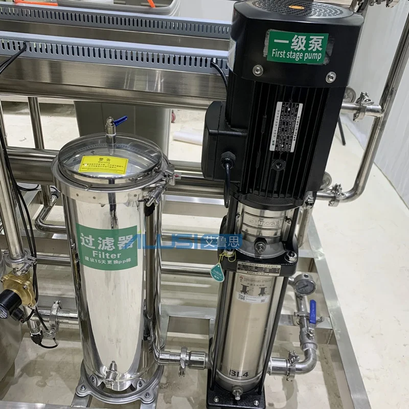 Reverse osmosis water filter system to purify tap-water purification shampoo making water