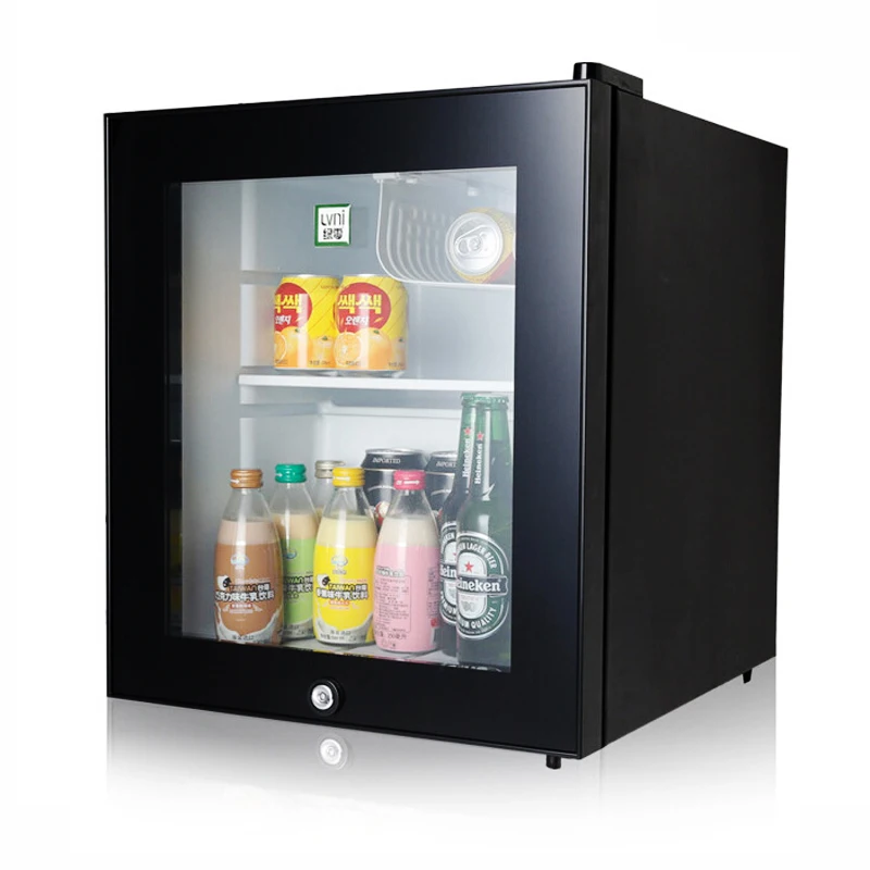 High Quality Transparent Glass Mini Frigo Expert Bar Fridge Portable  Compact Refrigerators Household Mini Refrigerators