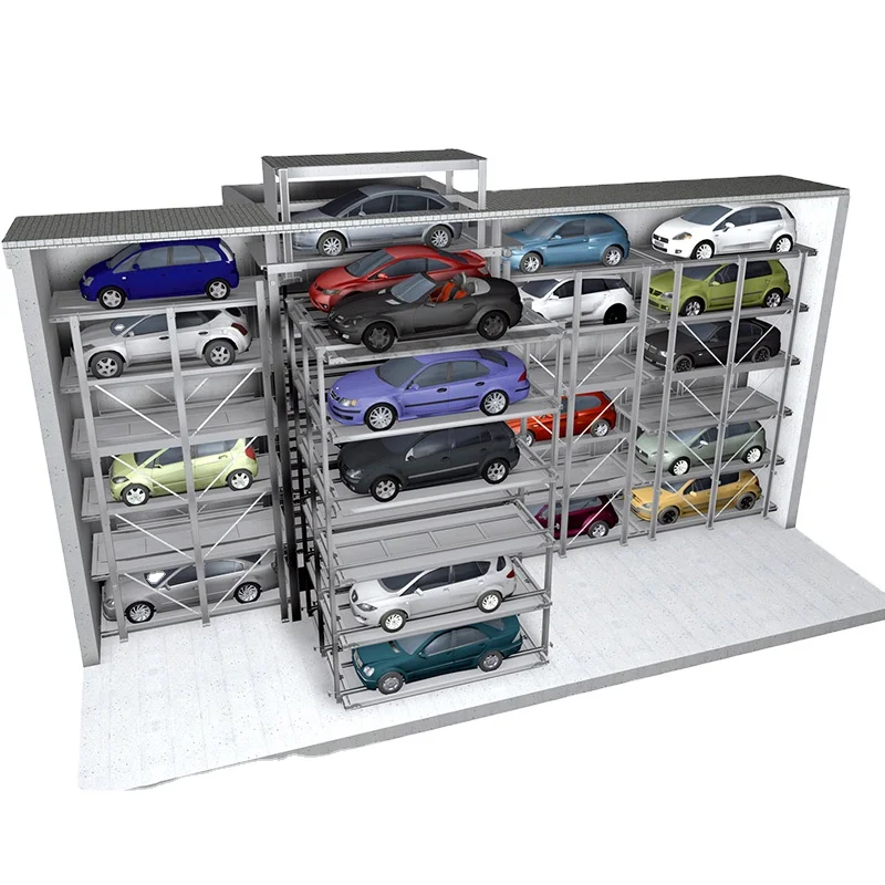 Full Automatic Car Stack Parking System Automatic Vertical Storage Equipment