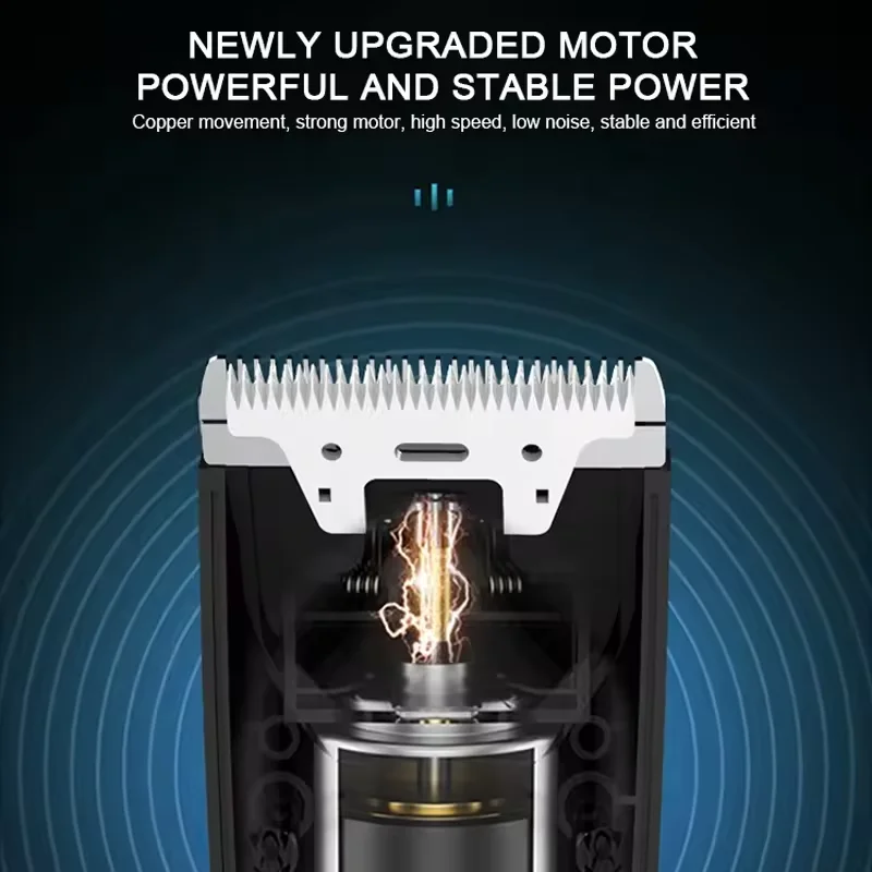 Оптовая продажа ЖК-дисплей водонепроницаемый электрический триммер для парикмахера Регулируемый мужской перезаряжаемый