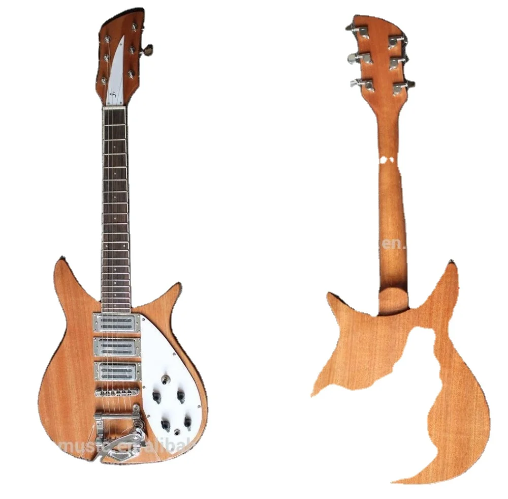 Weifang Rebon 6 String tremolo ricken 325 Electric Guitar/electrica Guitarra with floyd rose bridge