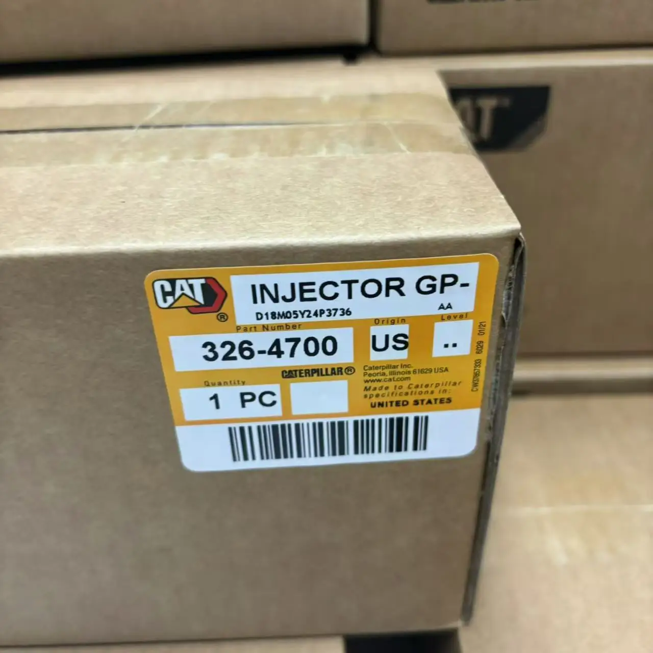for cat c6.4 injector 326-4700 320d fuel injector 3264700 Common rail Injector 32f61-00062 320D 323D C6.4 C6