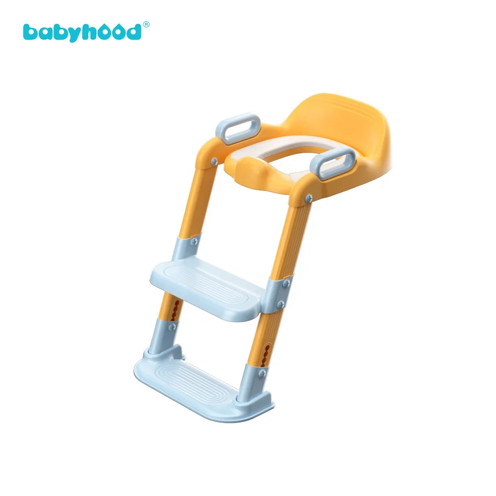 Baby step toilet seat PU cushion baby ladder  for children training seat toilet Babyhood brand