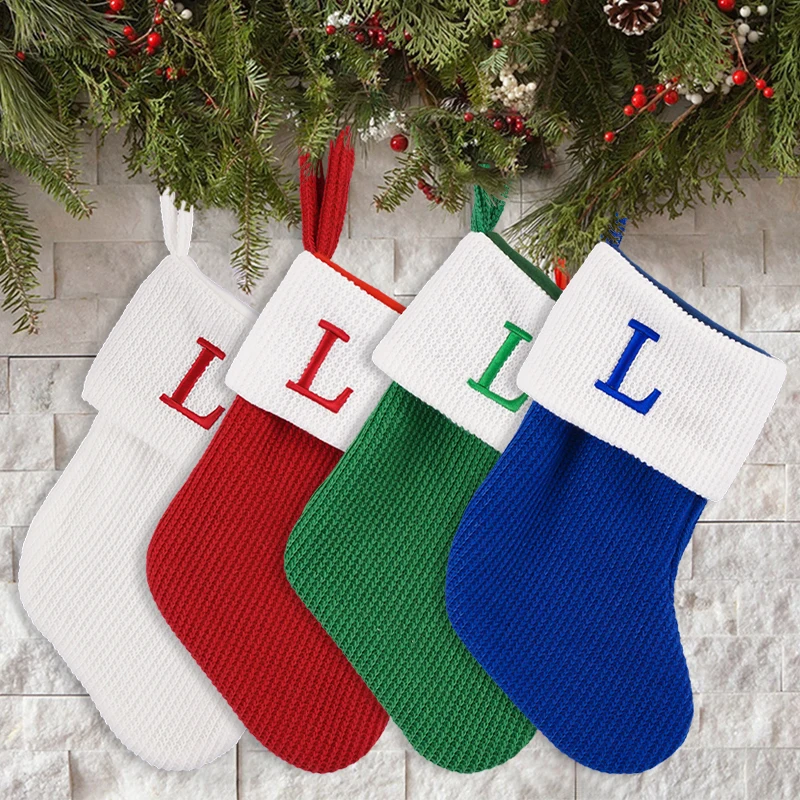 Free Sample Best Selling Products 2024 Polyester Tactical Christmas Stocking For Sublimation