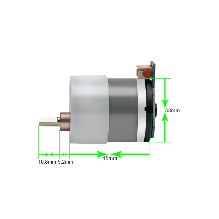 Hot sale custom shaft 9V 12V 24V 110Rmp 160rpm micro 520 dc gear motor for ATm
