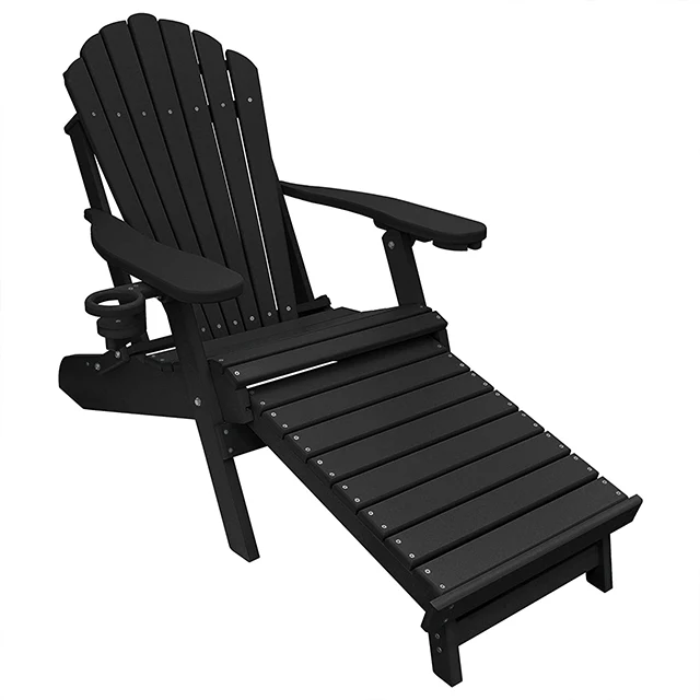 Складной стул Adirondack садовый патио Полиэтиленовая пластиковая уличная мебель современное силовое покрытие водонепроницаемость 30-35 дней 100