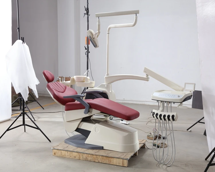 multi-founctional dental unit Latest Luxury Dentist Dental Chair with American Pipe FN-DU3 dental chair Korea