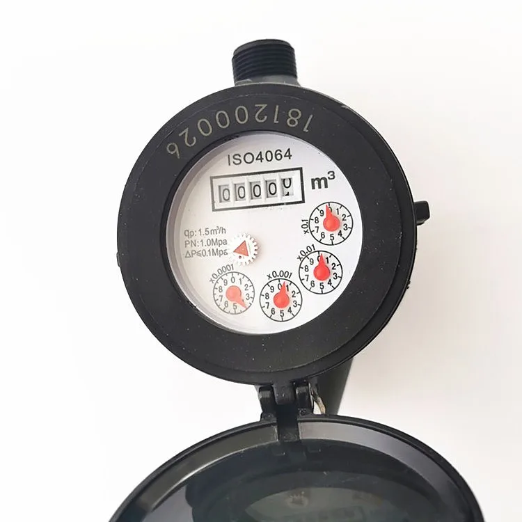 Rotary vane dry dial plastic water meter/Plastic Multi Jet Dry Type Water Meter