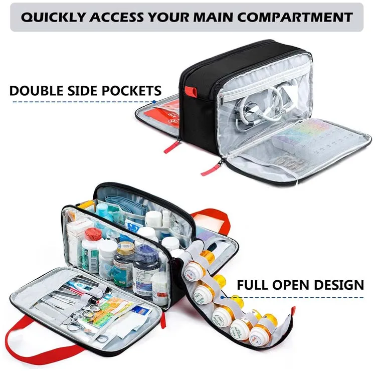 Small Medicine Storage Organizer medical bag family travel first aid kit medical pouch bags