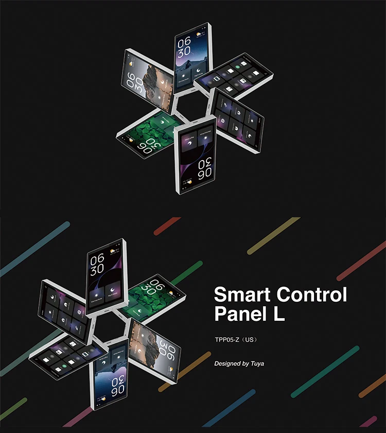 SZMYQ 5-дюймовая Встроенная умная панель со встроенной домашней автоматизацией сенсорная управления умным домом L для приложения Smart Life