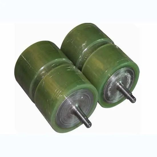 Vulcanized Rubber Coated Hand Roller For Printing And Conveyor System