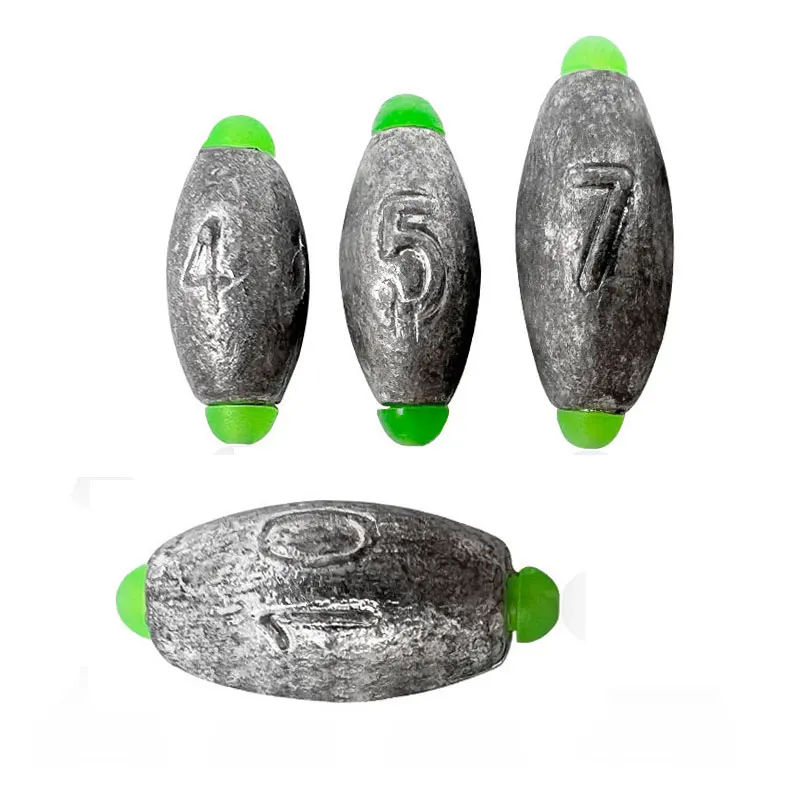 Sinker Fishing Weights Rig Kit Lead Material Reusable and Removable Bass Casting with Worm Sinker for Fishing