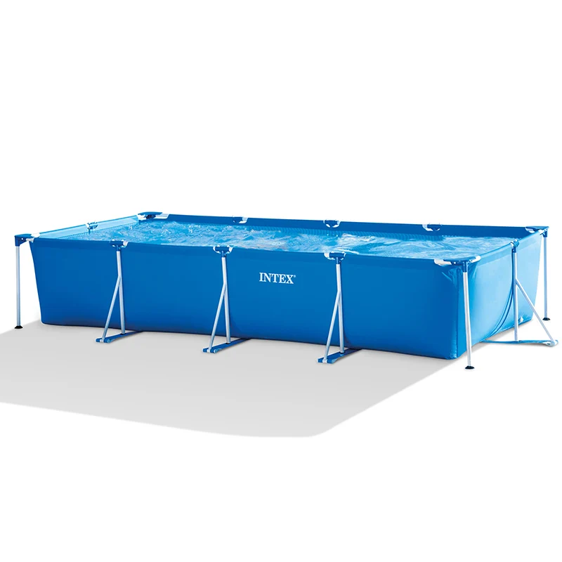 INTEX 28273 4 5 м X 2 0 84 Прямоугольная рама для семейного использования синий бассейн