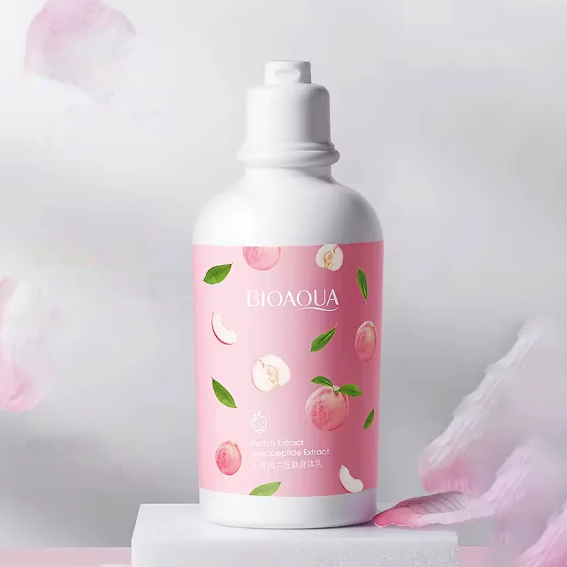 BIOAQUA Korean imported ingredients skin care cream plant essence moisturizing rejuvenating peach Lactobacillus body lotion